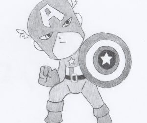 desenho capitão américa