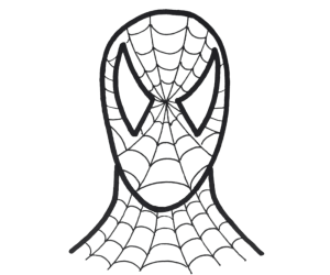 desenho pronto homem aranha